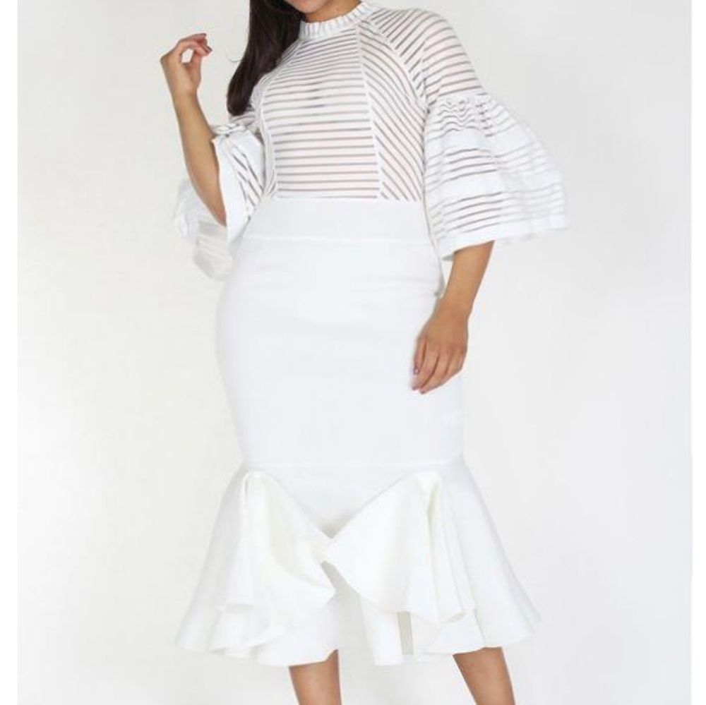 Ivory Mermaid Dress